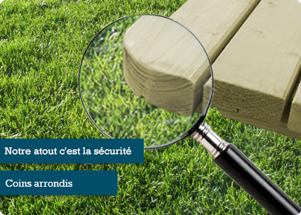Tables de pique-nique coins arrondis Tables coins arrondis