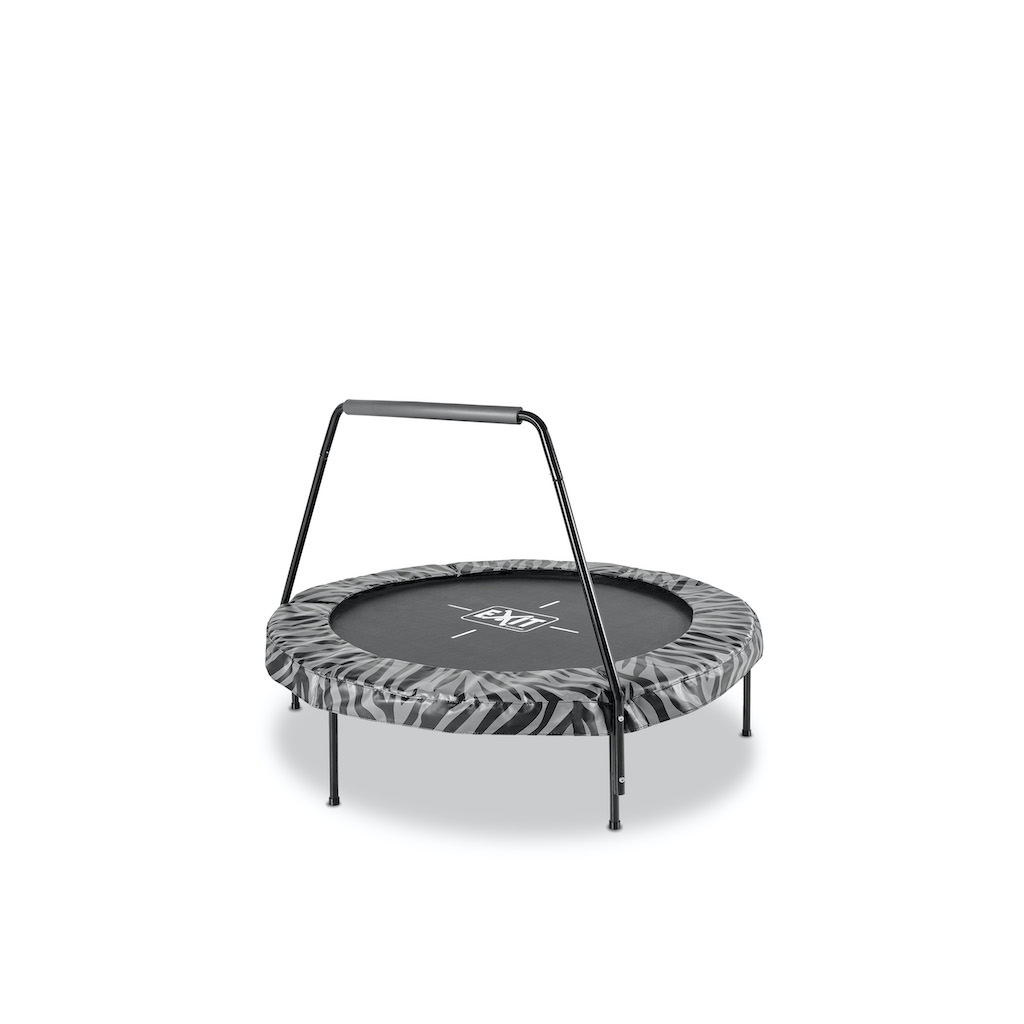 EXIT Tiggy trampoline junior avec support diamètre 140cm - noir/gris