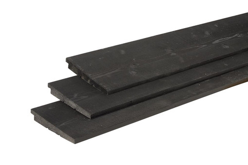 <BIG> <B> Rabais su&eacute;dois Douglas large 1,1-2,7 x 19,5 x 300 cm, tremp&eacute; noir. </B> </BIG>