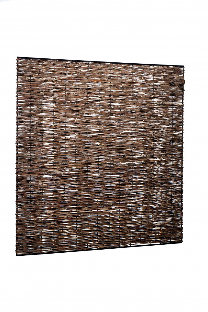 Wilgentenenschermt | saule | cadre en fer, 180 x 180 cm | Horizontale, Verticale | Fil d'acier