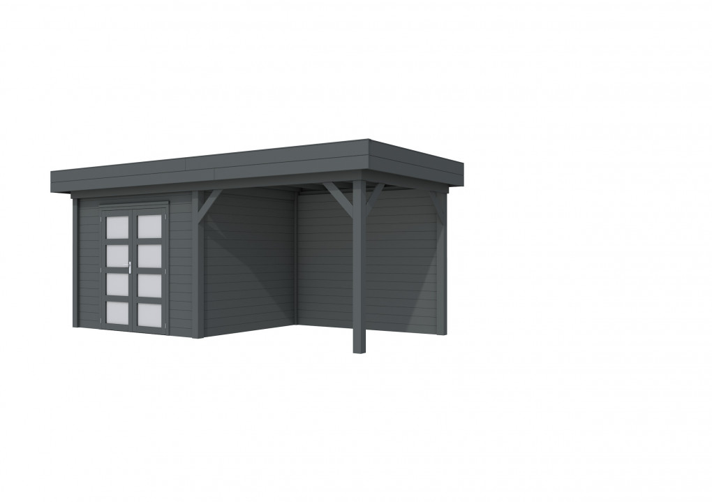 Maisons de jardin | feu | Pic &eacute;peiche Topvision, 300 x 250 cm | auvent 300 cm | anthracite pulv&eacute;ris&eacute;