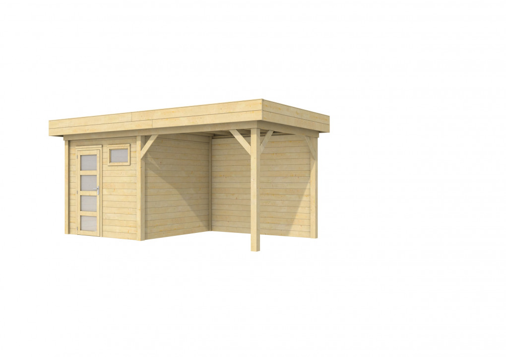 Maisons de jardin | feu | Topvision M&eacute;sange hupp&eacute;e, 250 x 250 cm | auvent 300 cm | non trait&eacute;