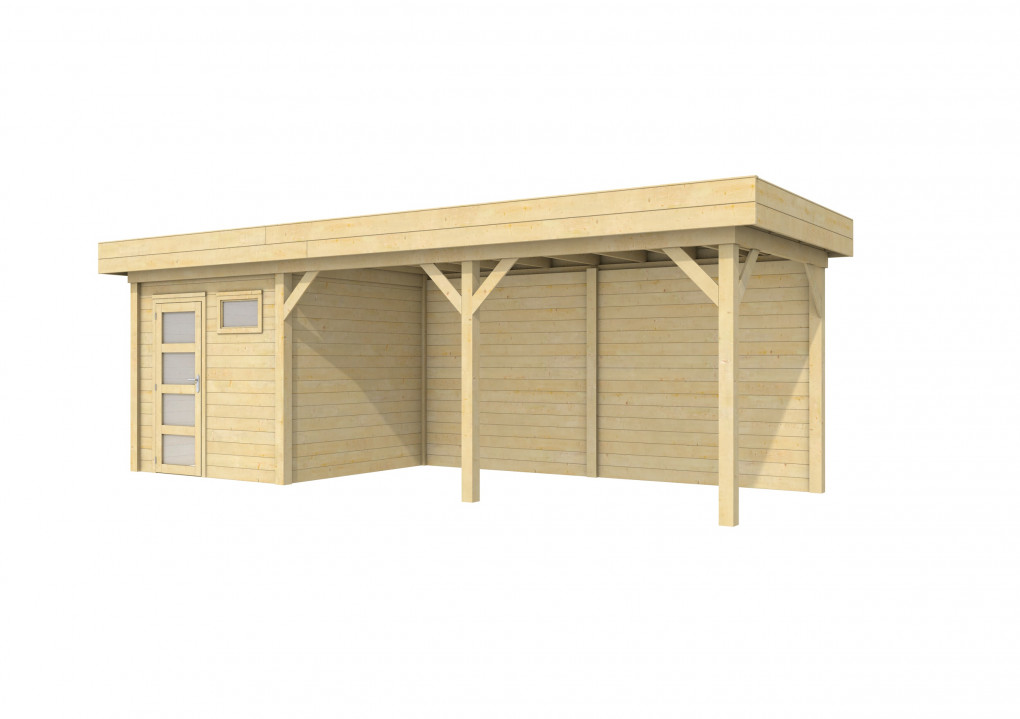 Maisons de jardin | feu | Topvision M&eacute;sange hupp&eacute;e, 250 x 250 cm | auvent 500 cm | non trait&eacute;