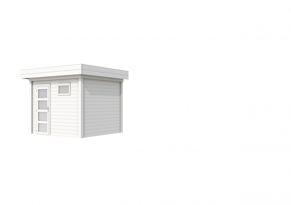 Maisons de jardin | feu | Corbeau &agrave; capuchon Topvision, 300 x 250 cm | peint en blanc | anthracite basique | Lamin&eacute; |