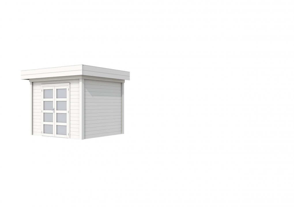 Maisons de jardin | feu | Pic &eacute;peiche Topvision, 300 x 250 cm | peint en blanc | Lamin&eacute; |