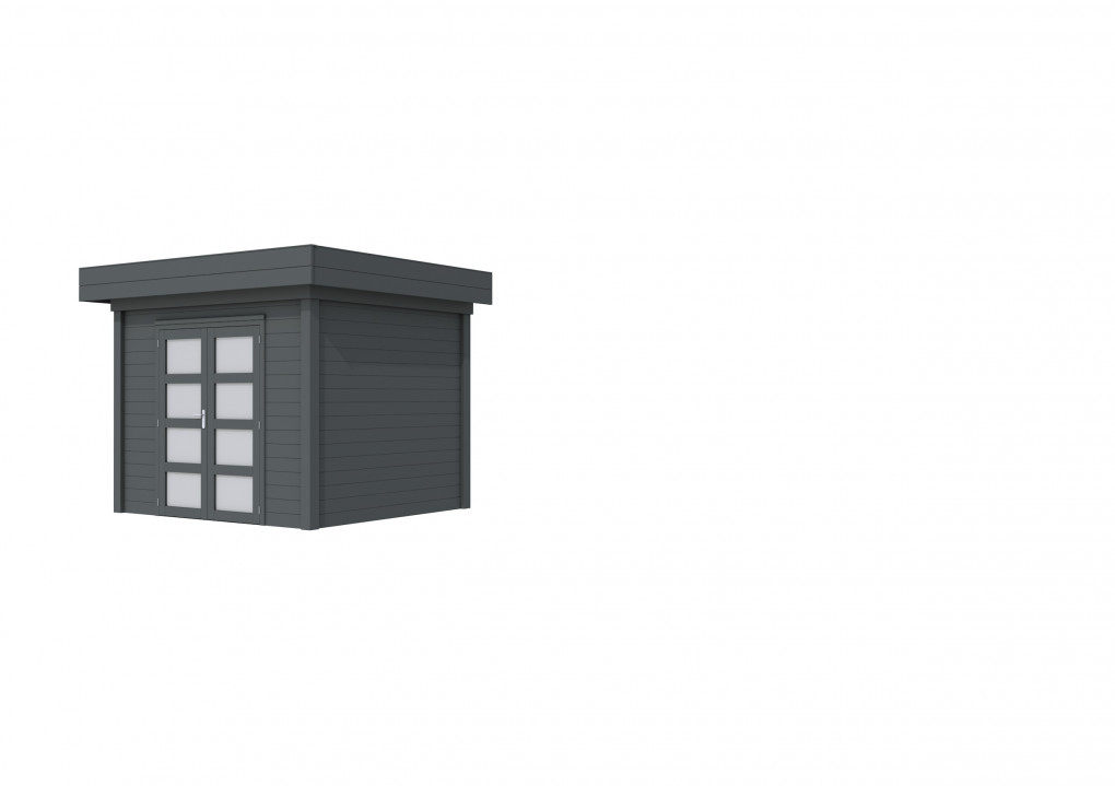 Maisons de jardin | feu | Pic &eacute;peiche Topvision, 300 x 250 cm | anthracite pulv&eacute;ris&eacute; | Feuillet&eacute;
