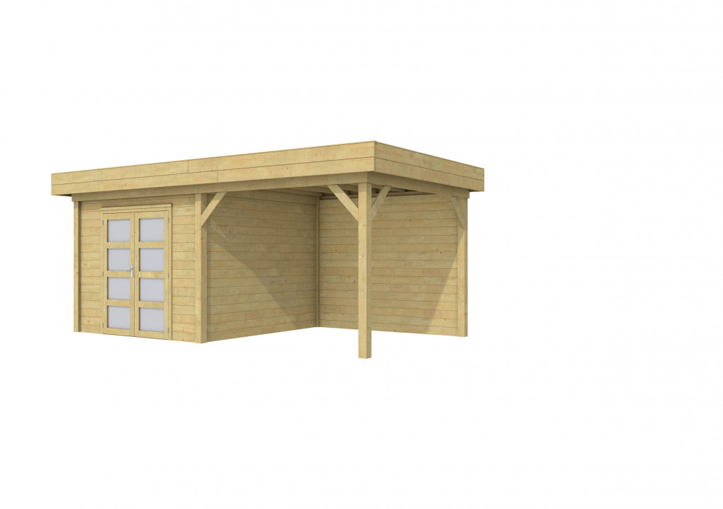Maisons de jardin | feu | Chouette hulotte Topvision, 300 x 300 | auvent 300 cm | vert impr&eacute;gn&eacute;