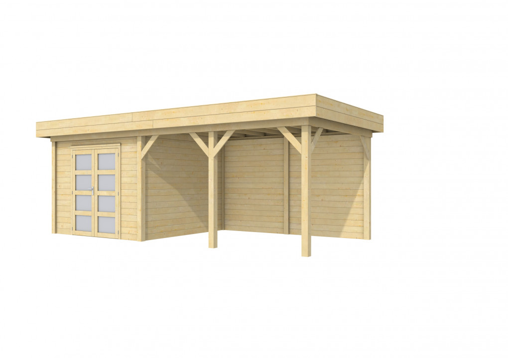 Maisons de jardin | feu | Chouette hulotte Topvision, 300 x 300 | auvent 400 cm | non trait&eacute;