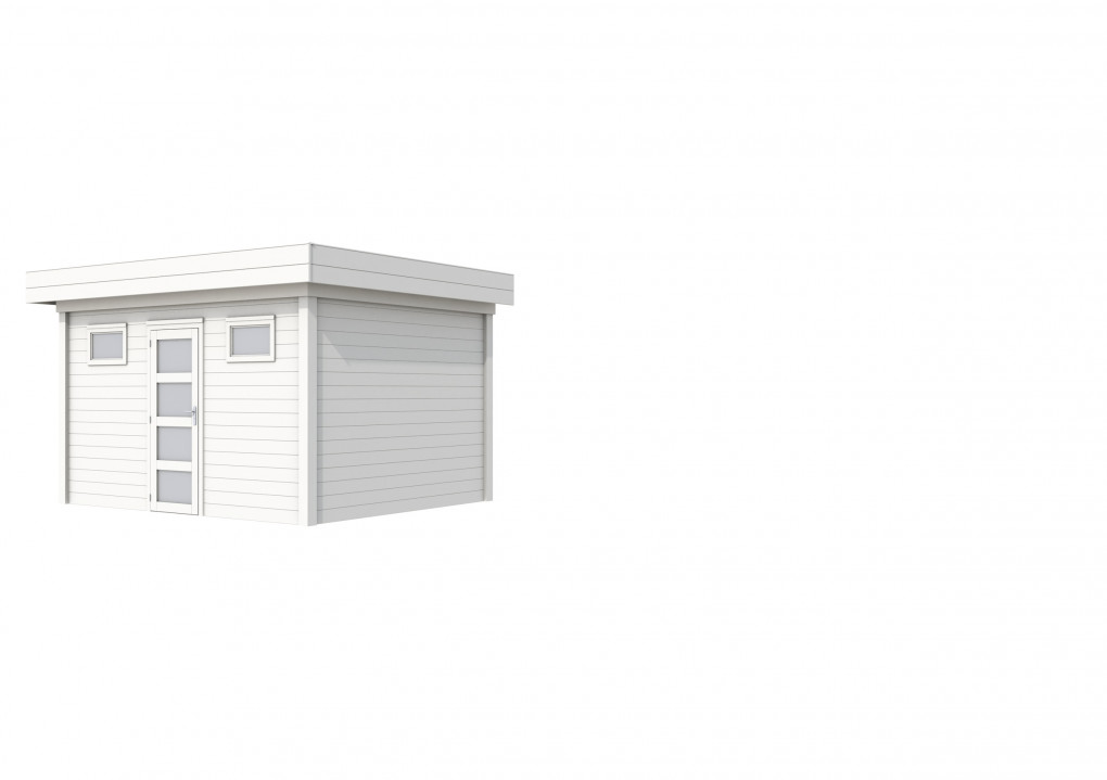 Maisons de jardin | feu | Topvision Vanneau, 400 x 300 cm | peint en blanc | Feuillet&eacute;