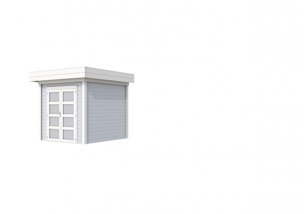 Maisons de jardin | feu | Topvision Kolibri, 250 x 250 cm | murs gris clair | blanc de base