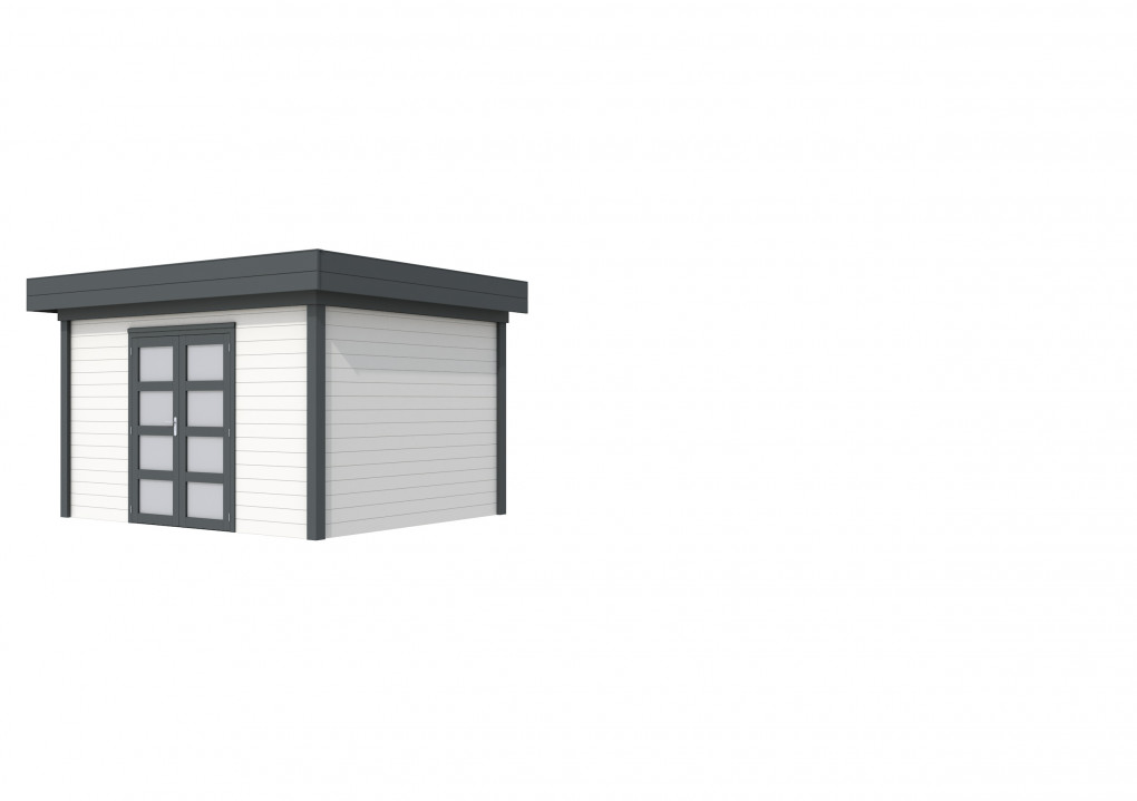 Maisons de jardin | feu | Pintade Topvision, 400 x 300 cm | murs blancs | Anthracite de base | Lamin&eacute; |