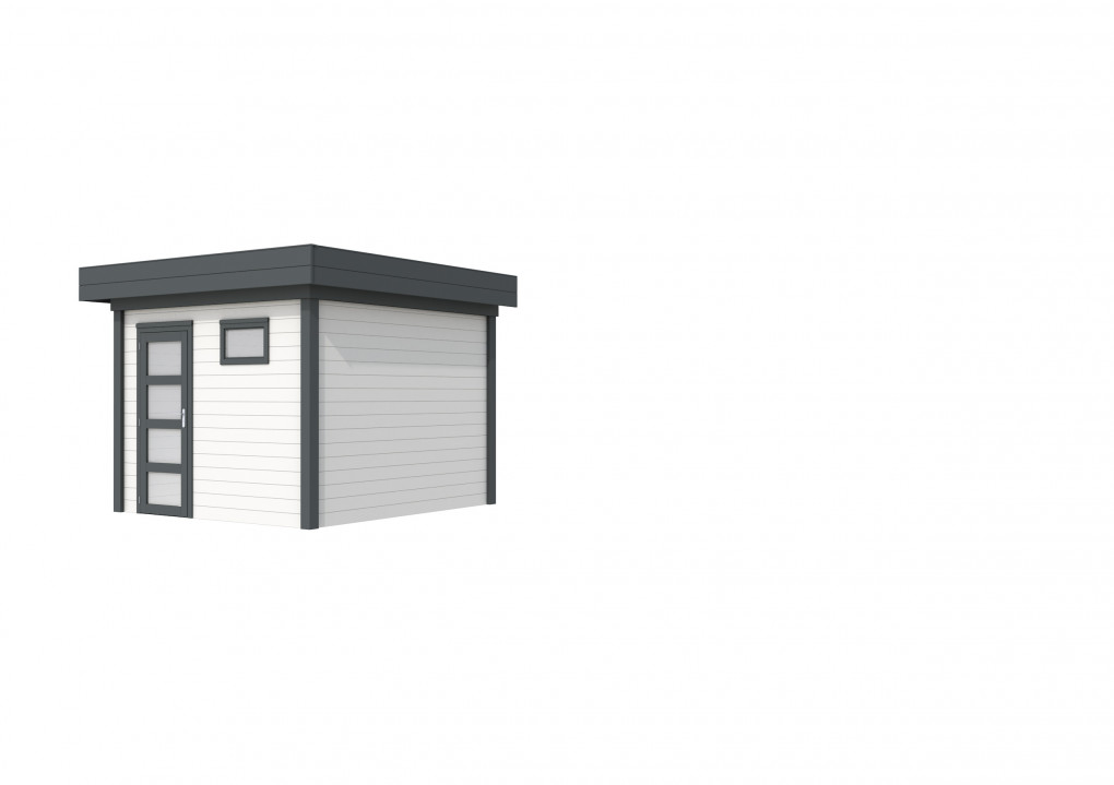 Maisons de jardin | feu | Topvision Traquet motteux, 300 x 300 cm | murs blancs | anthracite de base