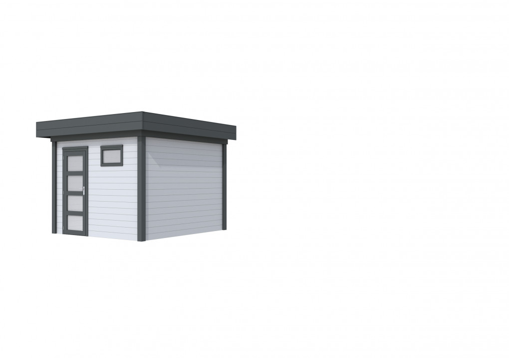 Maisons de jardin | feu | Topvision Traquet motteux, 300 x 300 cm | murs gris clair | anthracite de base