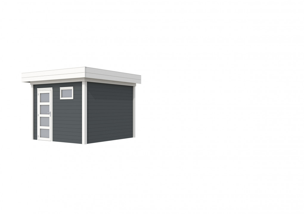 Maisons de jardin | feu | Topvision Traquet motteux, 300 x 300 cm | murs anthracite | blanc de base