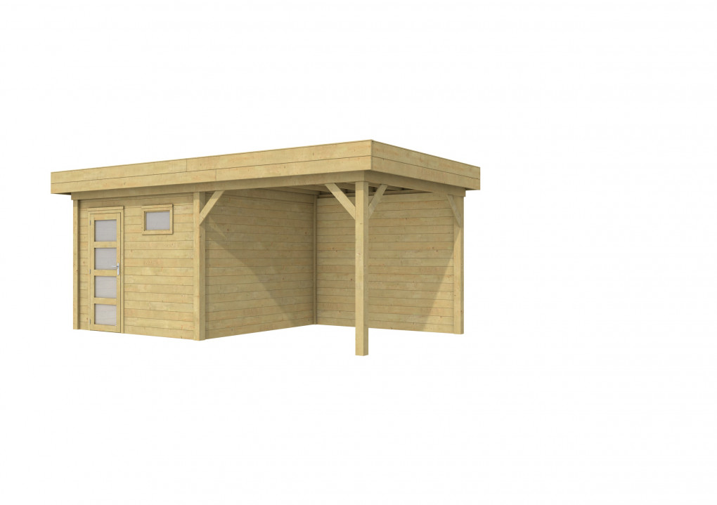 Maisons de jardin | feu | Topvision Traquet motteux, 300 x 300 cm | auvent 300 cm | vert impr&eacute;gn&eacute;