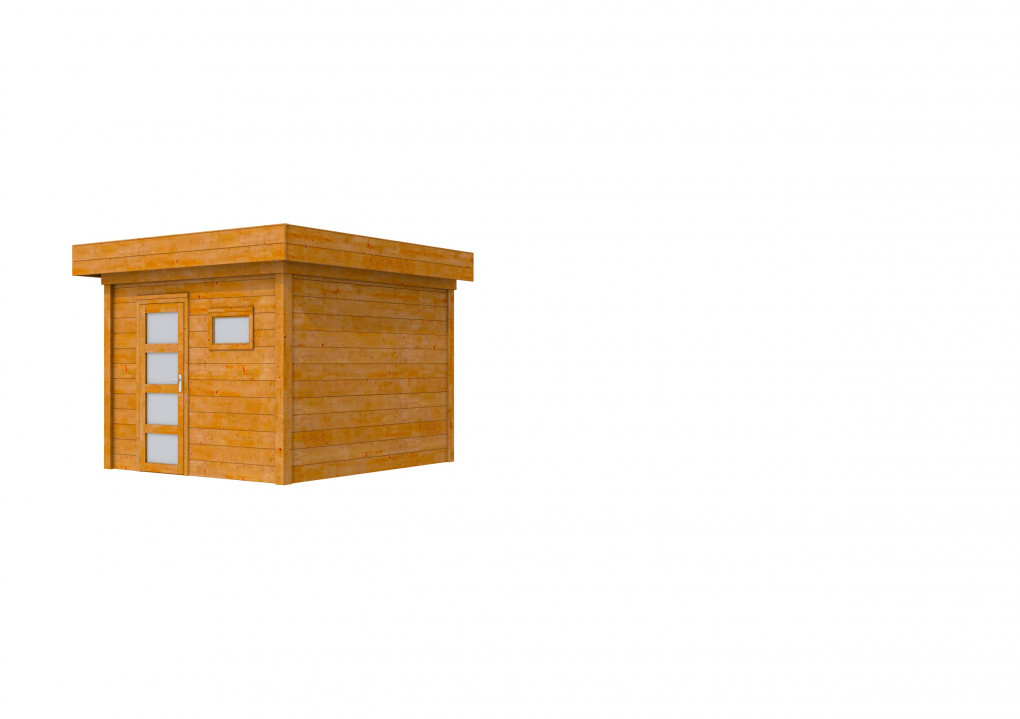 Maisons de jardin | Douglas | Topvision Corbeau, 298 x 298 cm | transparent pulv&eacute;ris&eacute; | Lamin&eacute; |