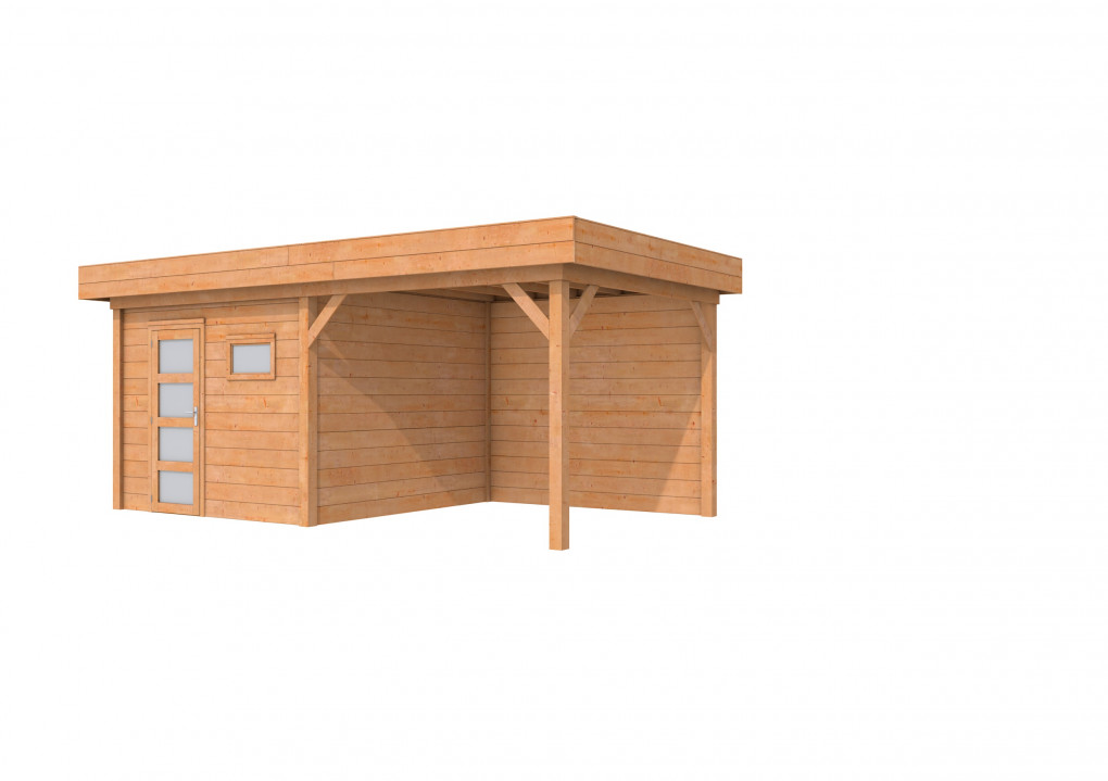 Maisons de jardin | Douglas | Topvision Corbeau, 298 x 298 | auvent 300 cm | non trait&eacute; |