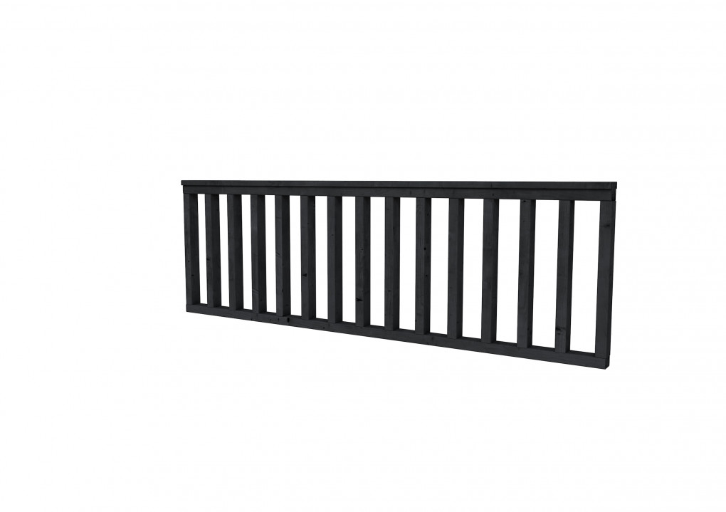 Cl&ocirc;tures | Douglas | Cl&ocirc;ture droite | type B | 228,5 x 73 cm | Plan&eacute; | impr&eacute;gn&eacute; noir |