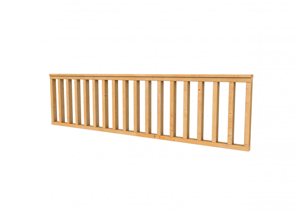Cl&ocirc;tures | Douglas | Cl&ocirc;ture droite | type C | 278,5 ? 73 cm | Plan&eacute; | non trait&eacute; |