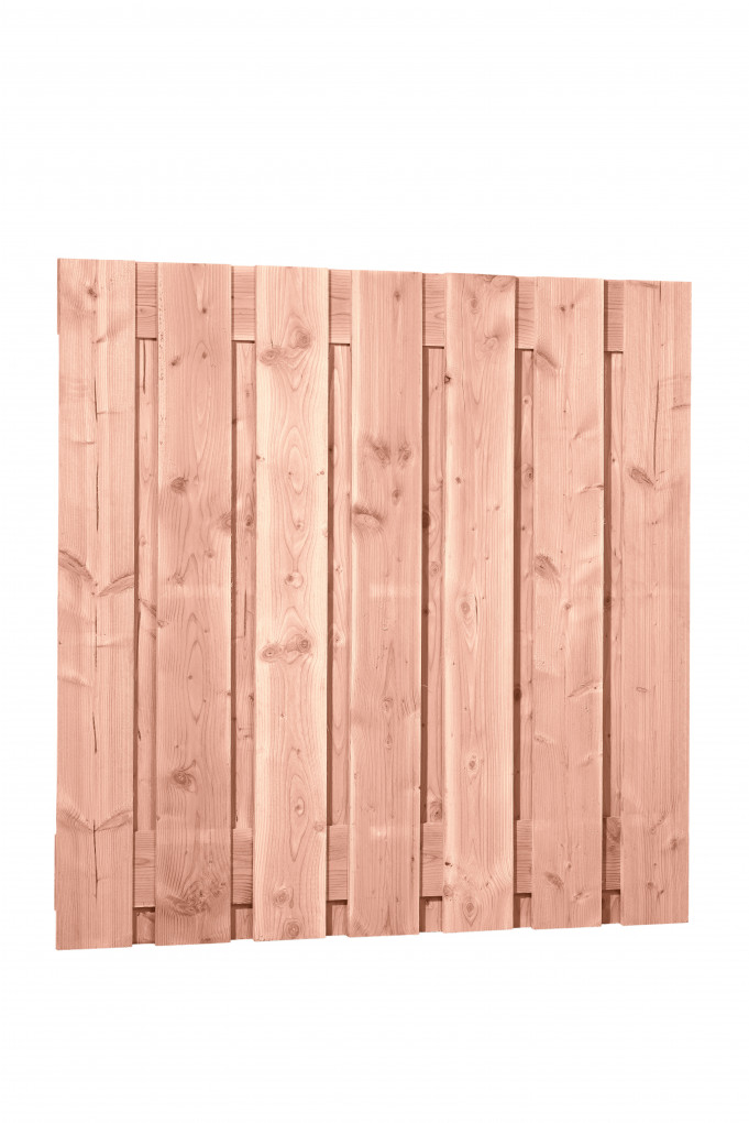 &Eacute;cran d'&eacute;tag&egrave;re | Douglas | Sciage fin | 15 planches de 19 mm | 180 x 180 cm | Verticale | vert impr&eacute;gn&eacute;