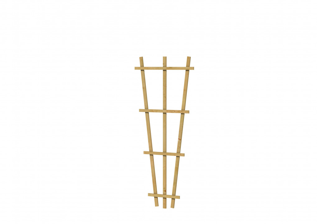 Treillis | Pin | Plan&eacute; | Treillis en V 30-65 x 150 cm | vert impr&eacute;gn&eacute;