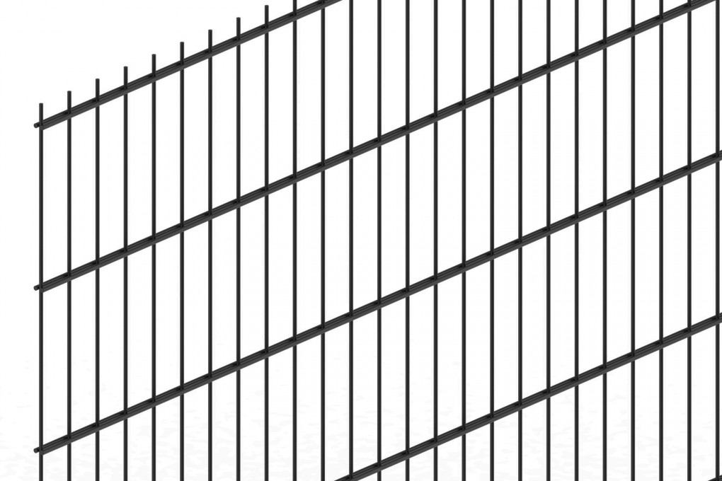 tapis de bar | Acier galvanis&eacute; | tapis de barre double | Noir profond | Plan&eacute; | 200 x 183 cm | Rev&ecirc;tement en poudre