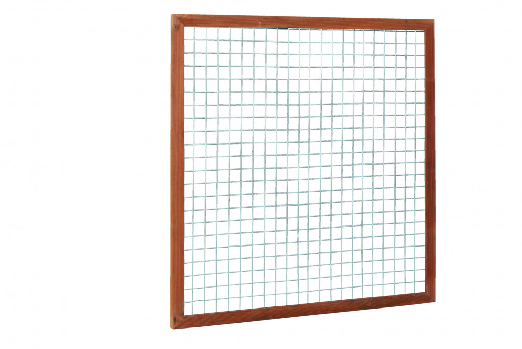 Panneau grillag&eacute; | Douglas | Avec maille 7,5 x 7,5 cm | cadre 4,5 x 7 cm | 180 x 180 cm| non trait&eacute;