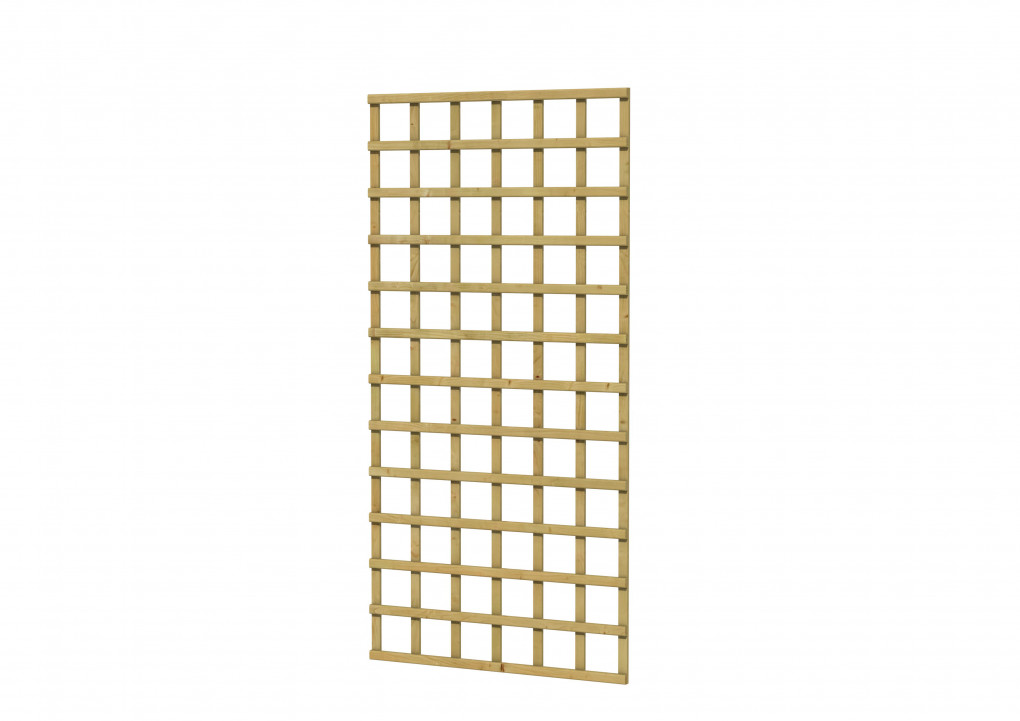 Treillis de Luxe | feu | Plan&eacute; | 90 x 180 cm | vert impr&eacute;gn&eacute;