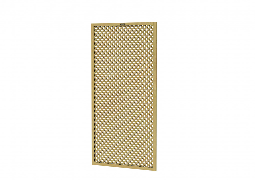 Treillis | feu | Plan&eacute; | paravent Jasmin 90 Excellent | 90 x 180 cm | vert impr&eacute;gn&eacute;
