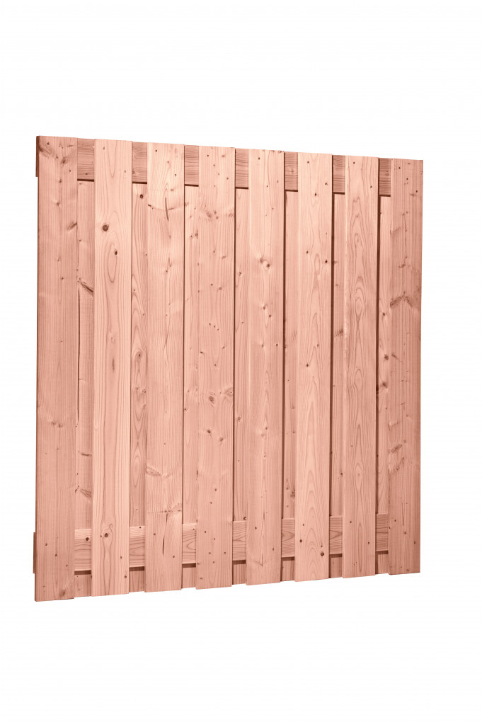 &Eacute;cran d'&eacute;tag&egrave;re | Douglas | rabot&eacute; | 17 planches de 18 mm | 180 x 180 cm | Verticale | non trait&eacute;