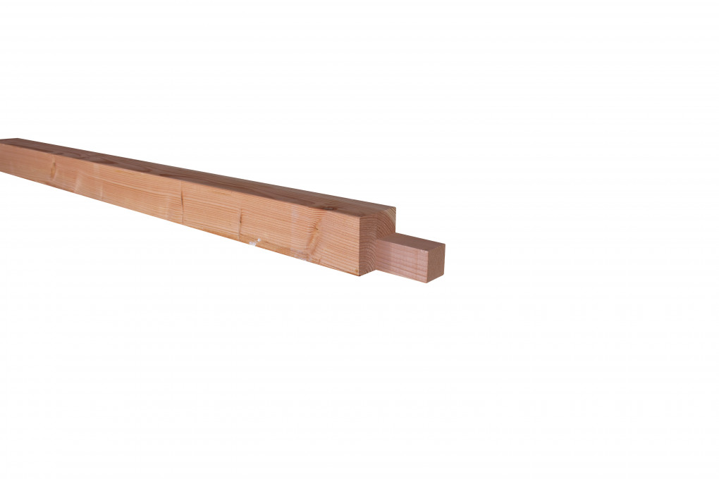 P&ocirc;le | Douglas | Bricolage 14 x 14 x 240 cm | encoche pour | Poteau d'angle | non trait&eacute; |