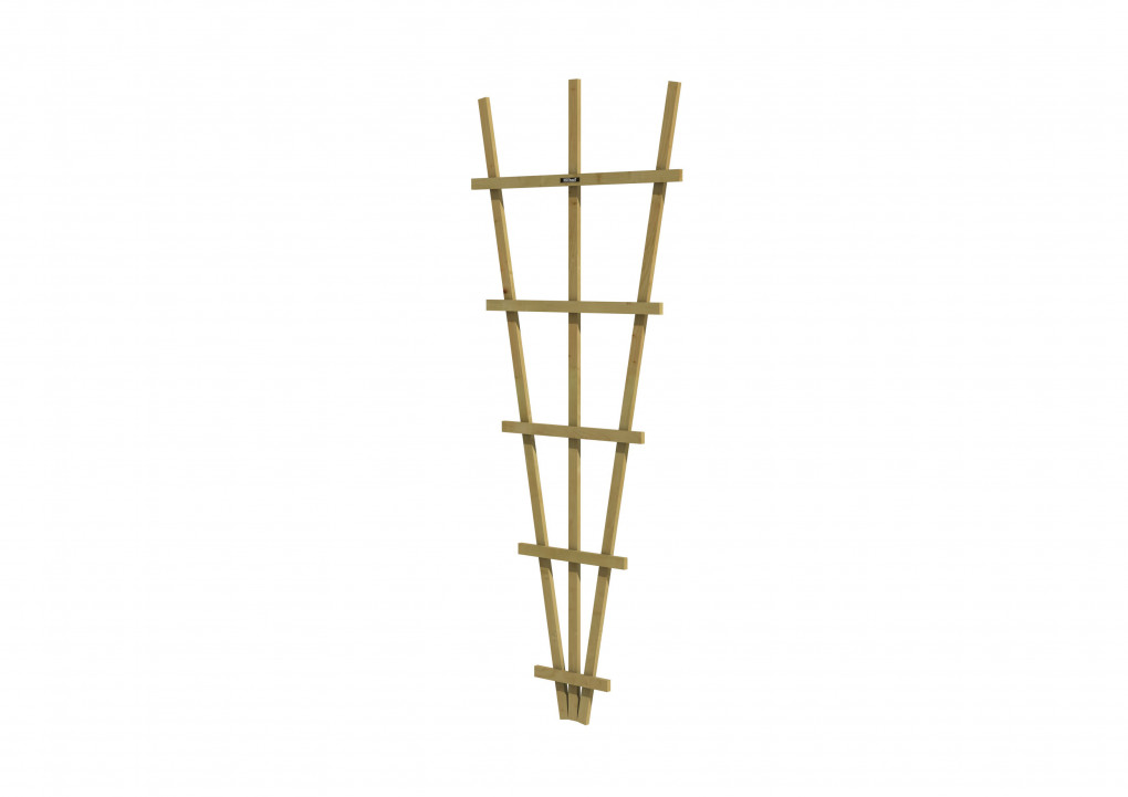Treillis | feu | Plan&eacute; | Treillis en V 27-75 x 189 cm | vert impr&eacute;gn&eacute;