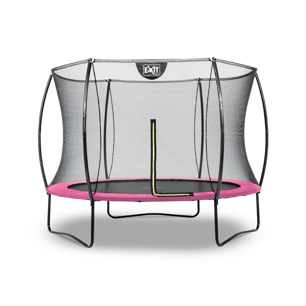 EXIT Silhouette trampoline diamètre 244cm - rose