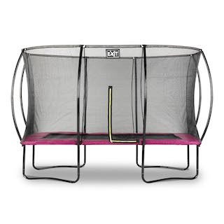 Trampoline EXIT Silhouette 244x366cm - rose