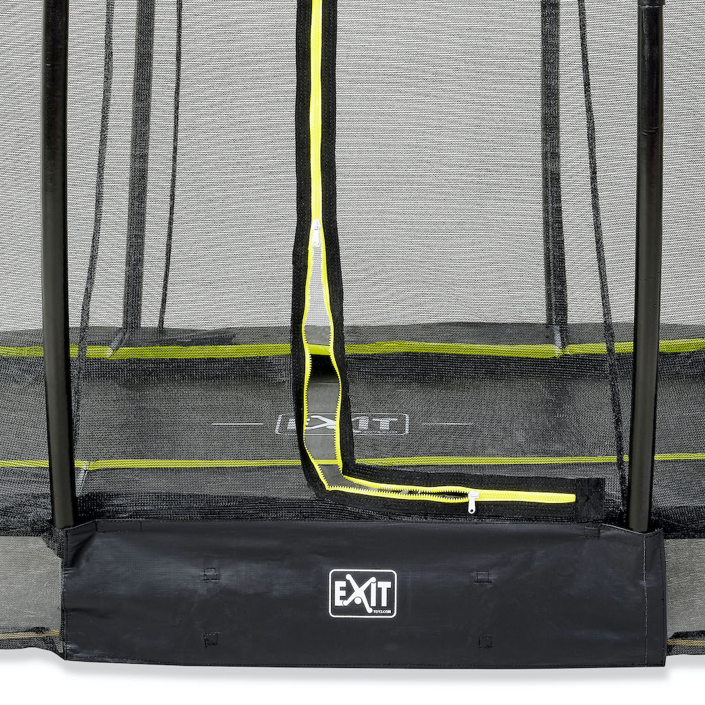 EXIT Silhouette inground trampoline Â—met veiligheidsnet- zwart