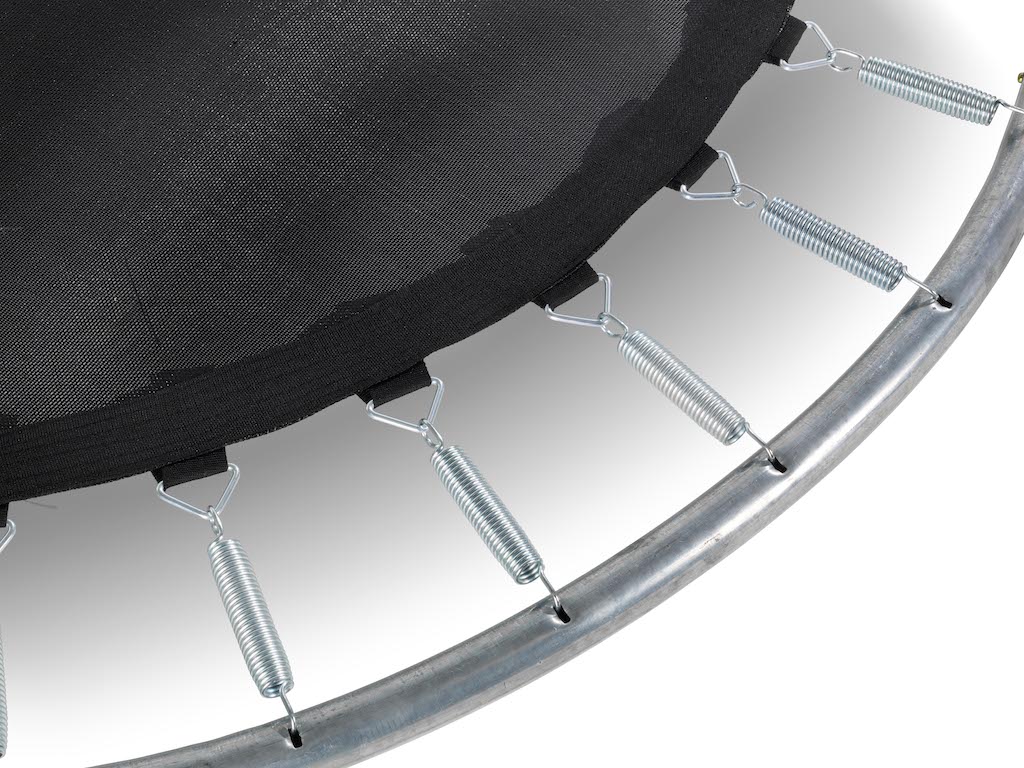 Trampoline enterré EXIT Silhouette ø427cm avec filet de sécurité - vert