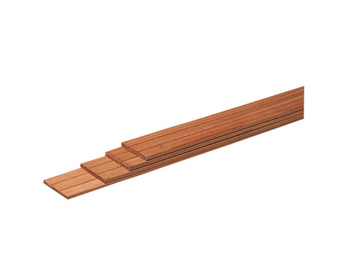 <BIG> <B> Planche rabot&eacute;e en bois dur 1,5 x 14,5 x 180 cm. </B> </BIG>