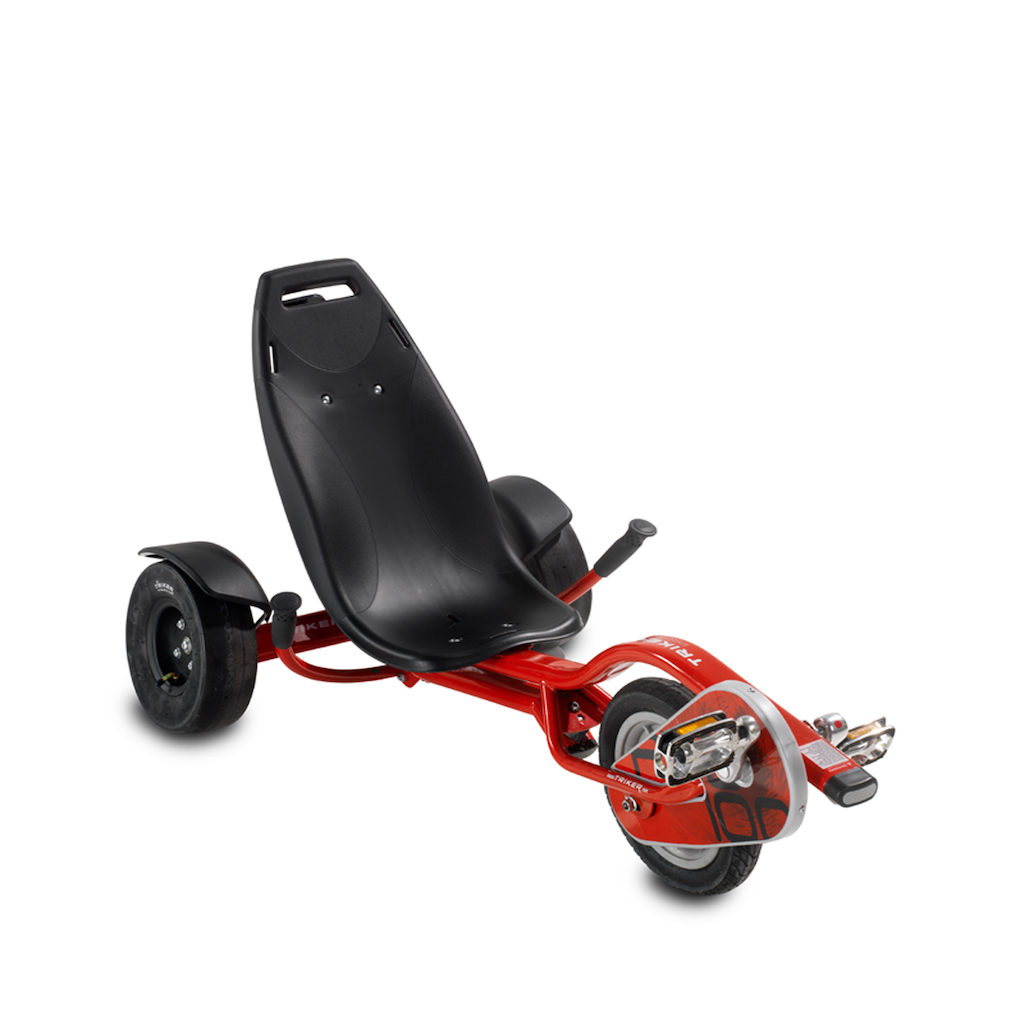 EXIT Triker Pro 100 Tricycle rouge Jeunesse Entra&icirc;nement avant Allong&eacute;