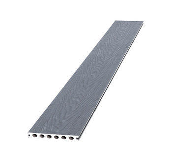 <BIG> <B> Structure en bois composite pour terrasse + co-extrusion 2,3 x 14,5 x 420 cm, gris. </B> </BIG>