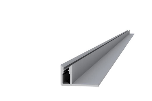 <BIG> <B> Profil&eacute; inf&eacute;rieur en aluminium 4,0 x 2,2 x 300 cm </B> </BIG>