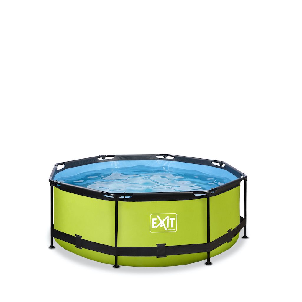 EXIT Lime piscine 244x76cm avec pompe de filtration - vert