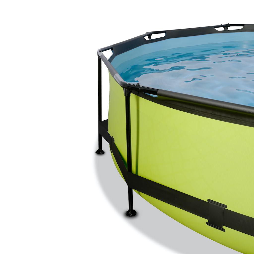 EXIT Lime piscine 300x76cm avec pompe de filtration - vert