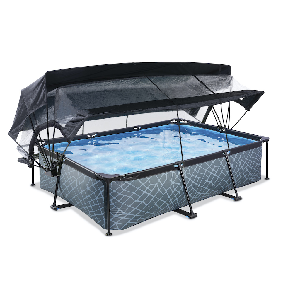 EXIT Stone pool 300x200x65cm avec couvercle
