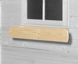 Planters LOG CABIN SET 80 CM