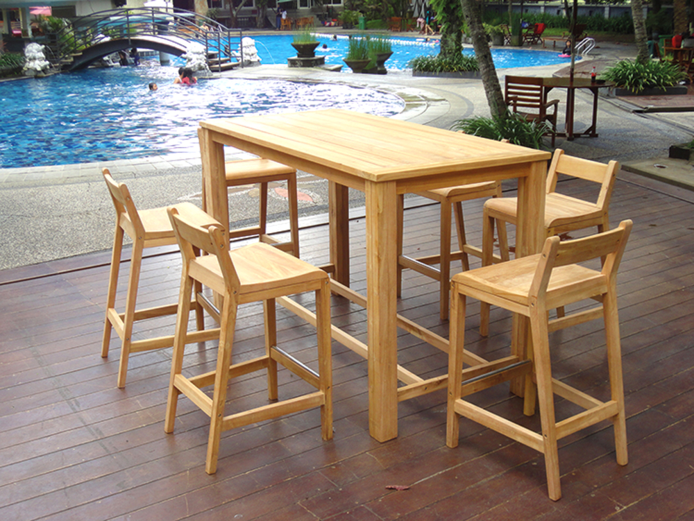 <BIG><B>Ensemble de barres en teck Buckingham</B></BIG>