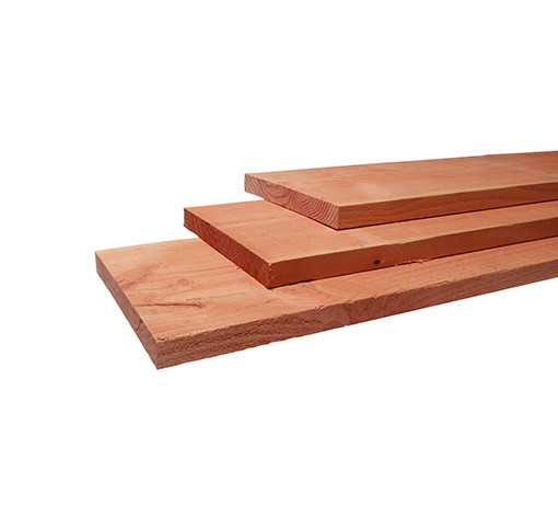 Douglas fijnbezaagde plank 3,2 x 20,0 x 300 cm, onbehandeld.