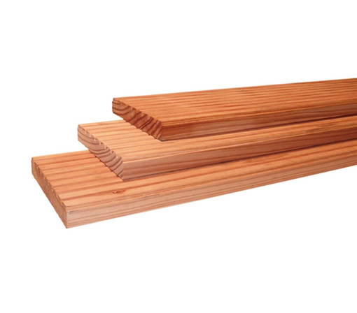 <BIG> <B> Platelage rabot&eacute; Douglas 2,4 x 13,8 x 300 cm, non trait&eacute;. </B> </BIG>