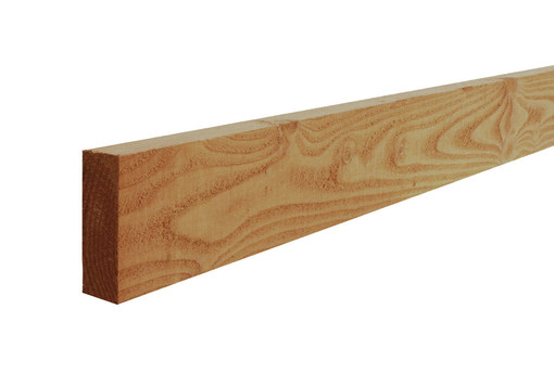 <BIG> <B> Purlin finement sci&eacute; 7,5 x 22,5 x 600 cm, vert impr&eacute;gn&eacute;. </B> </BIG>