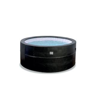 EXIT Leather Premium spa ø184x73cm - noir