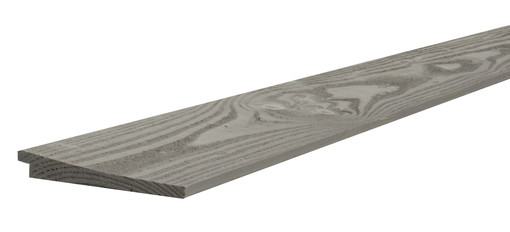 <BIG> <B> Rabais su&eacute;dois Douglas large 1,1-2,7 x 19,5 x 400 cm, peint en gris. </B> </BIG>